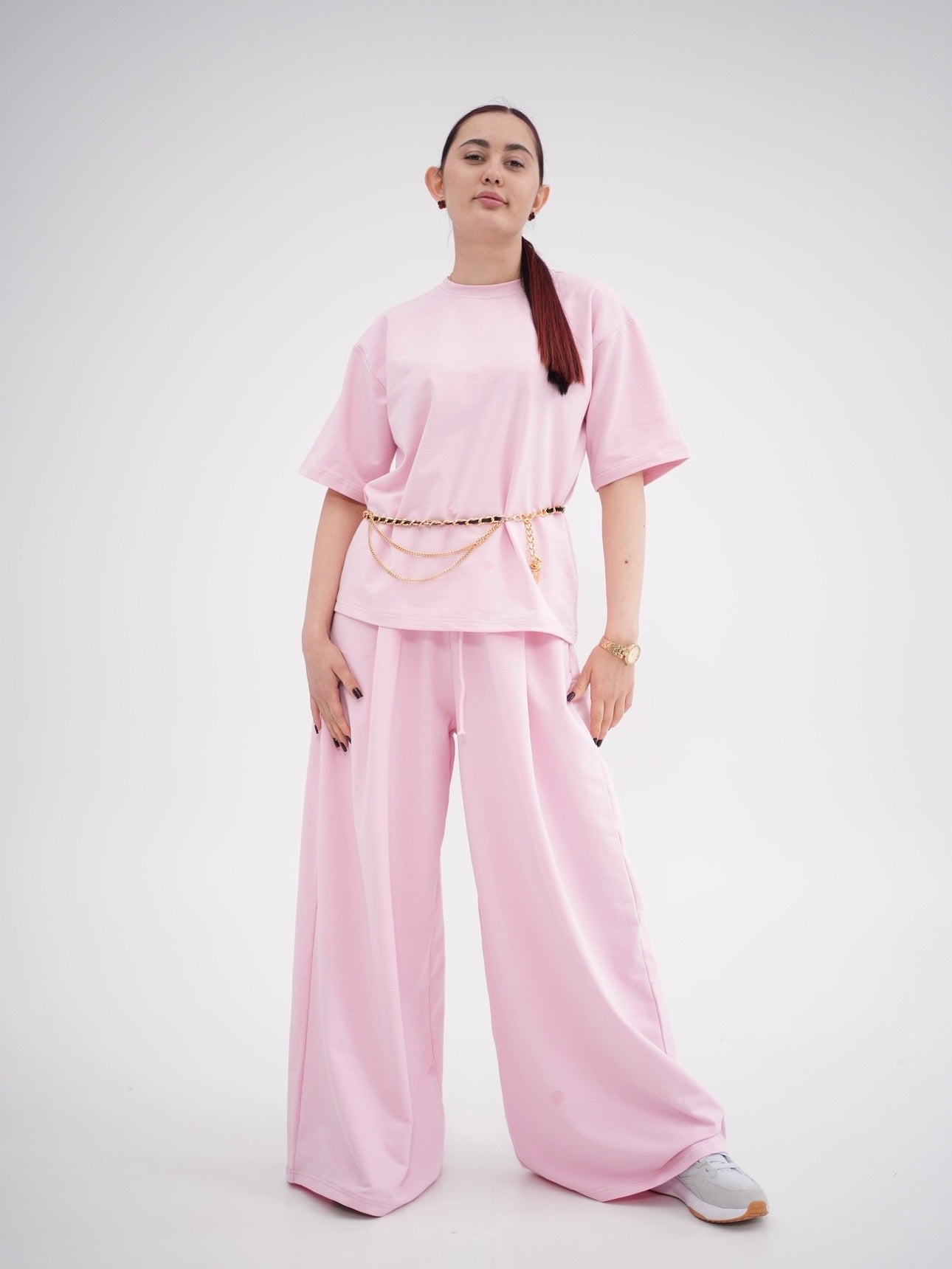 Komplet Verona różowy