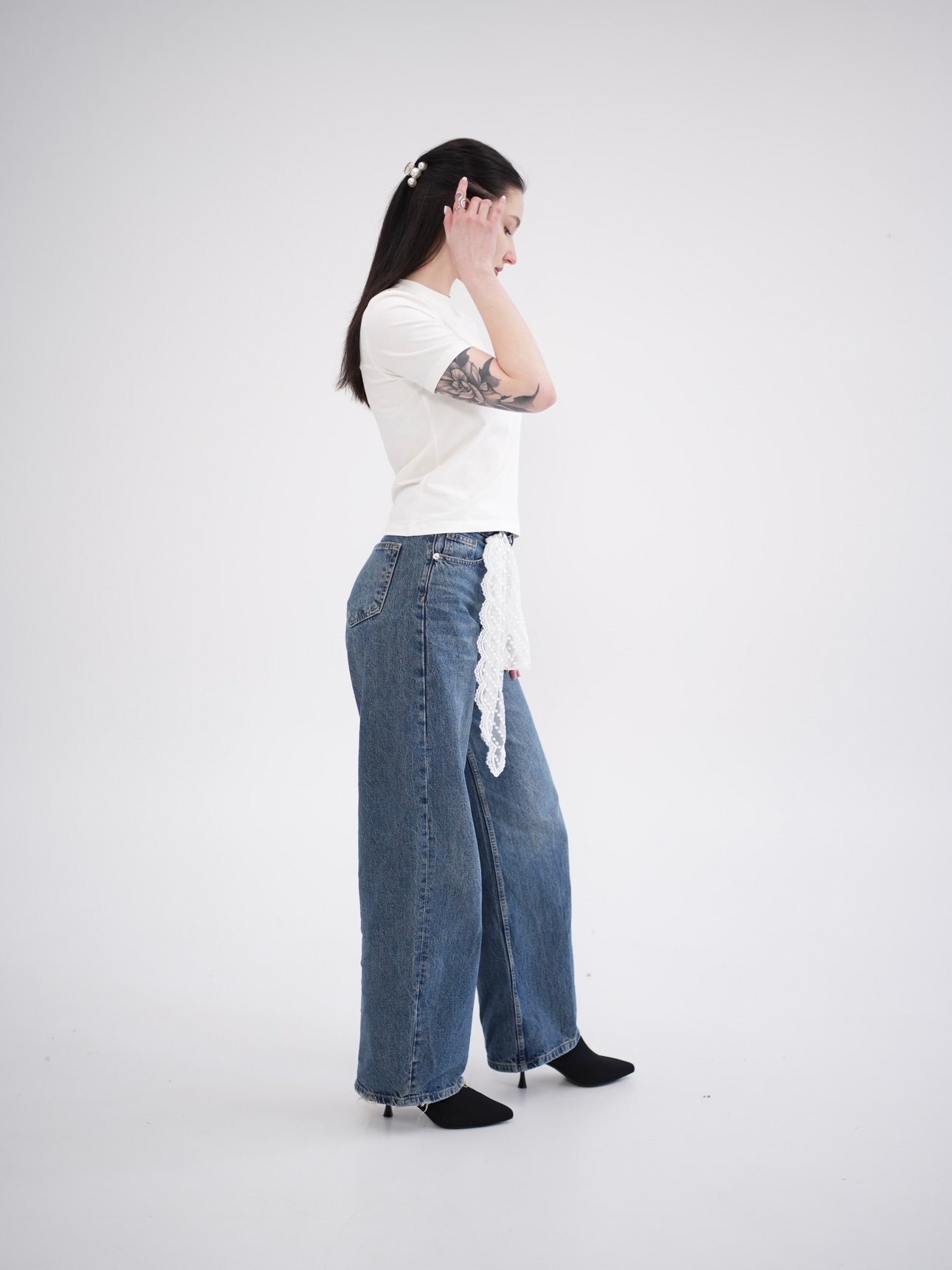Jeansy Lurea ciemnoniebieskie