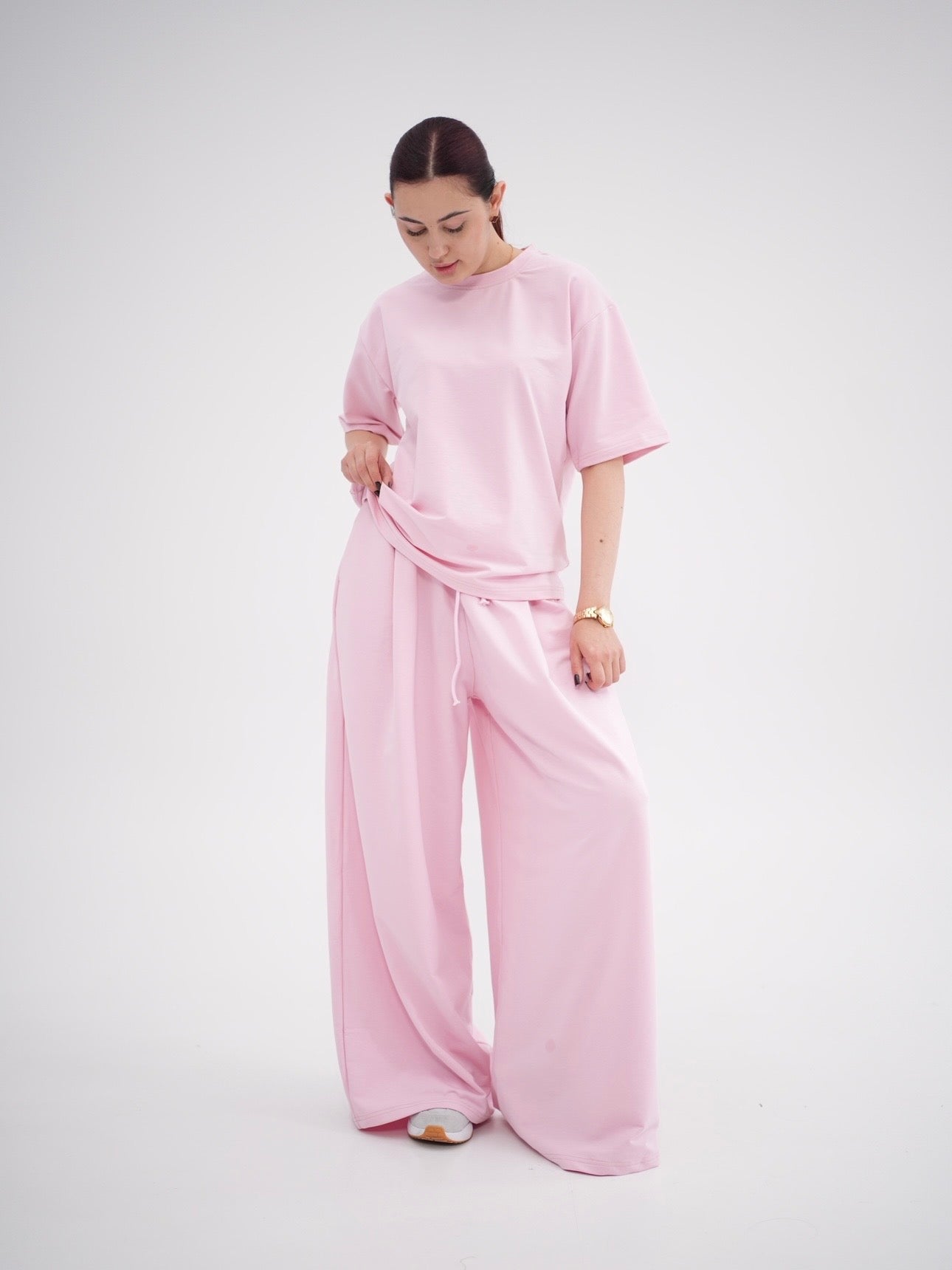 Komplet Verona różowy