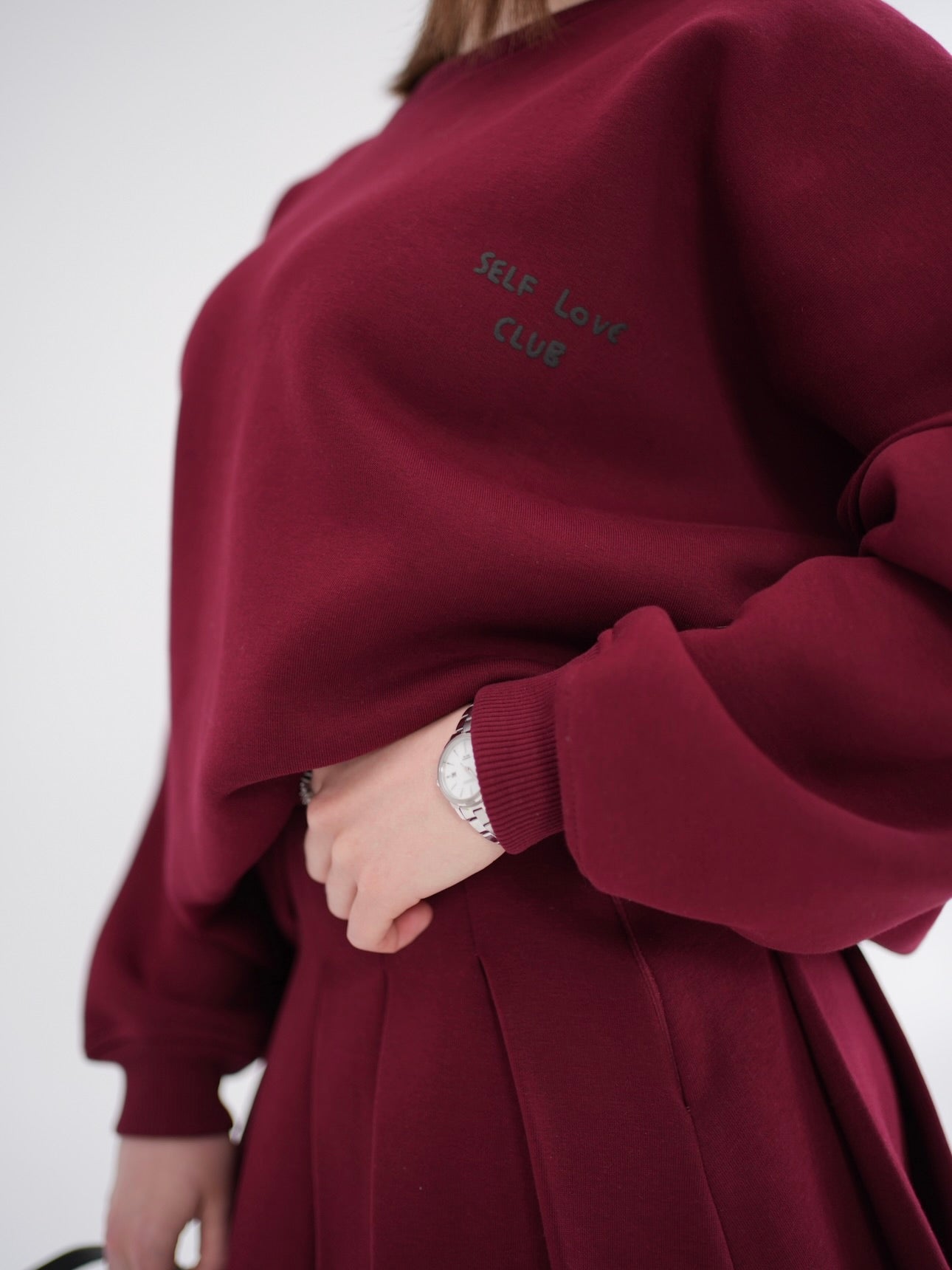 Komplet Nessa bordowy